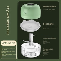 Nouveau 2025 – Hachoir Électrique Multifonctionnel en Métal pour Fruits et Légumes, Mini Hachoir à Ail et Oignon USB, Robot Culinaire Compact