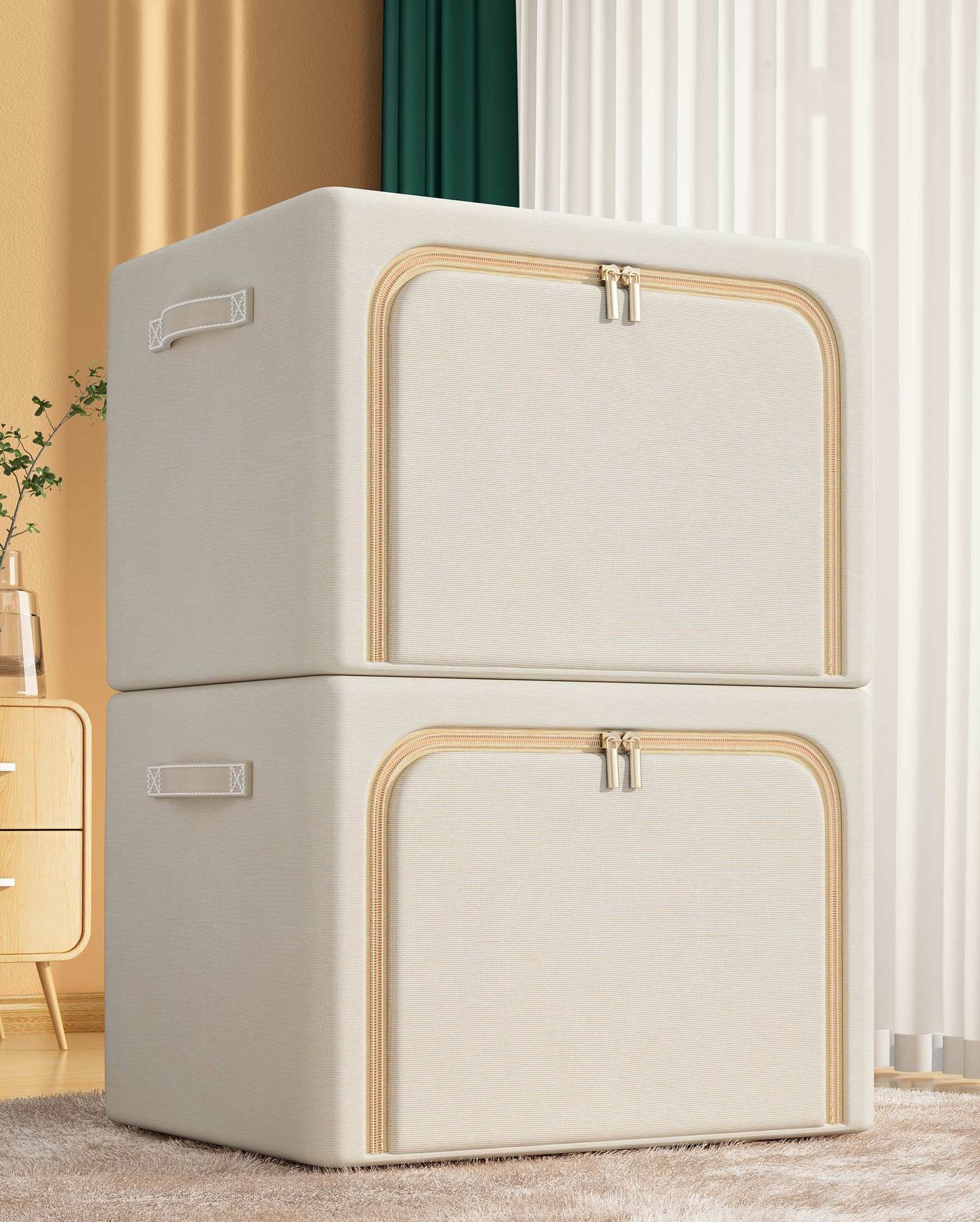 Beige Without window