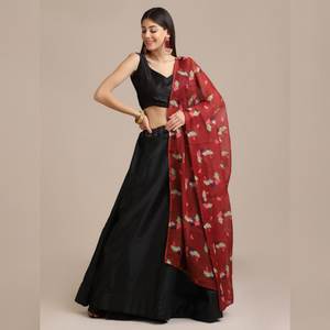 Alta calidad hermoso pesado Lehenga Choli con Dupatta conjunto nuevo diseño de moda estilo indio vestido de novia suave para fiesta - Product Image 1