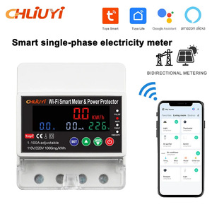 Tuya Smart Wi-Fi Energy Meter 1-100A Single Phase Color Screen Power Protector With Overload Protection For Home Use - Product Image 3