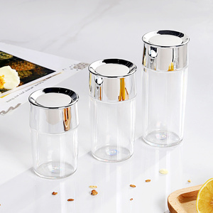 Botella de aceite de plástico más vendida Tapa de plata Botella de salsa de soja <span class=keywords><strong>Sushi</strong></span> Restaurante Hotel Uso Botella de vinagre y aceite - Product Image 4