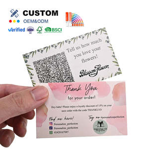 カスタム印刷の高級金箔アフターサービスカード、フィードバックカード、中小企業を応援してくれた方への感謝状 - Product Image 5