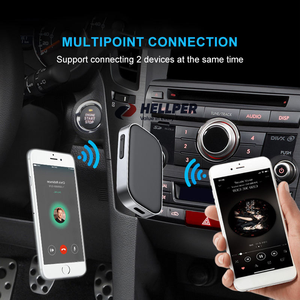 J22 BT v5.0 không dây Car Kit cho Receiver và rảnh tay cho 2 thiết bị 3.5 mét aux Audio adapter cho âm nhạc trực tuyến - Product Image 5