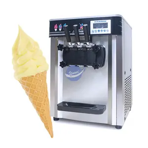 Mini ice cream maker comercial macio máquina de sorvete máquina de sorvete para o negócio dos camarões