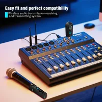 Système de microphone sans fil UHF, émetteur et récepteur sans fil XLR pour microphones dynamiques, mixeur audio, microphone filaire
