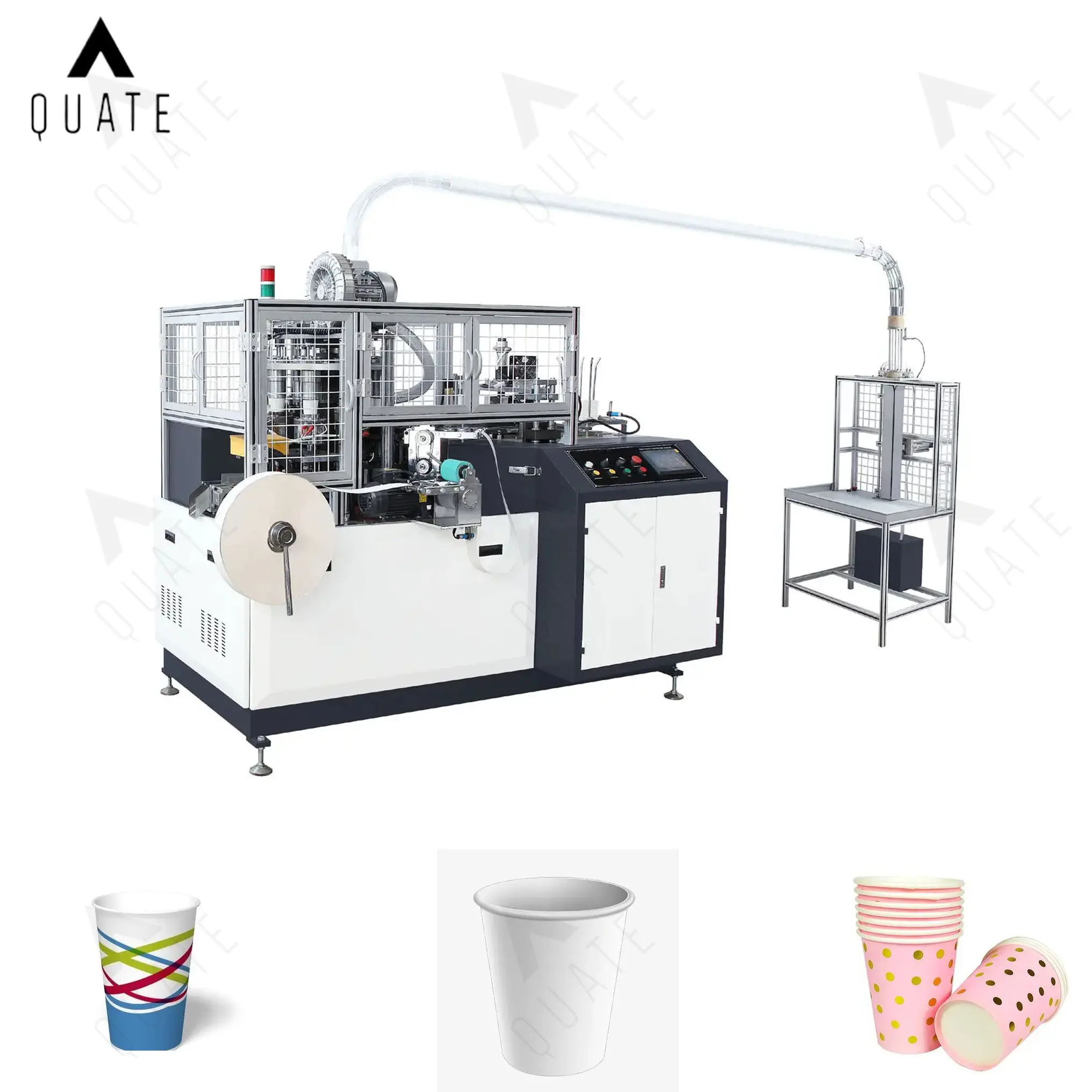 Machine de fabrication de gobelets en papier avec impression machine de production de gobelets en papier