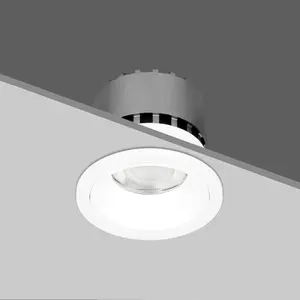 Spot lumineux LED cob, 8/10W, 62mm, blanc, noir, argent, doré