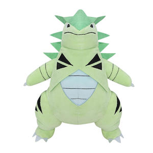 Peluche de Pokémon de 12 pulgadas, <span class=keywords><strong>Tyranitar</strong></span> con banda de Gzilla, muñeco monstruo con etiqueta, venta al por mayor - Product Image 1