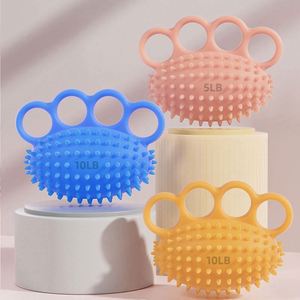 Balle de préhension en silicone pour la rééducation des personnes âgées victimes d'AVC hémiplégiques, renforce la force de préhension du bras, modèle USA Mairun USA 823 - Product Image 6