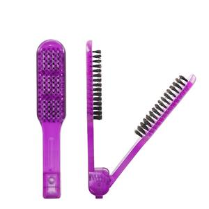 Produits de beauté des cheveux Brosse de coiffure <span class=keywords><strong>Coiffeur</strong></span> DIY Double lissage des cheveux V Peigne Brosses de <span class=keywords><strong>coiffeur</strong></span> Lisseur - Product Image 4