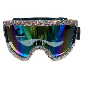 Lunettes de soleil œil-de-chat unisexe faites à la main avec rivets en caoutchouc, monture PC UV400, style punk hip-hop, verres gris pour fête d'<span class=keywords><strong>Halloween</strong></span> 2026 - Product Image 1