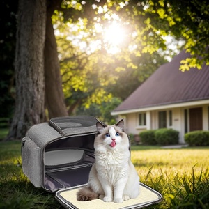 <span class=keywords><strong>Borsa</strong></span> da Trasporto per Animali Domestici 3-in-1 Portatile, Ecologica, di Lusso in Oxford con Tappetino, Pieghevole, per Gattini e Cuccioli, <span class=keywords><strong>Borsa</strong></span> Regolabile per Animali - Product Image 4