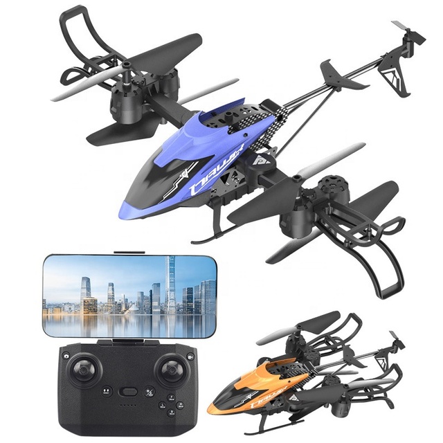 2.4G Channel Remote Controlled Aircraft Quadcopter Drone Alloy Metal 4 Rotors Photography Radio Control Toy RC Helicopter Camera