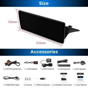 Autoradio XTRONS 12,3 pouces Android 13 8 cœurs pour Mercedes Benz Classe E W212 S212 Android Auto Lecteur multimédia de voiture 4G LTE Lecteur DVD de voiture - Product Image 6