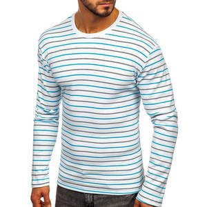 T-shirts de haute qualité, coupe ajustée, vêtements décontractés, légers, 100% polyester, vêtements unis, respirants, col rond, manches longues, t-shirt pour homme - Product Image 2