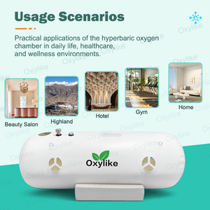 2026 Nuevo y Popular Oxylike OLS-L5 1.5ATA Cámara Hiperbárica Portátil de Oxígeno con Cubierta Blanda para Salón de Belleza - Product Image 4