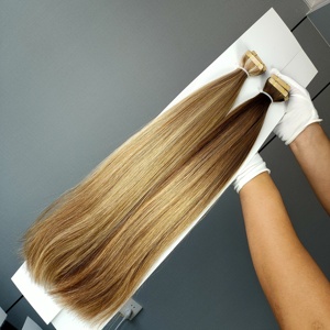 Extensiones de Cabello Humano Remy 100% de Dragonbeauty Factory, de 10 a 30 Pulgadas, de Alta Calidad, Rusas, con Cinta Adhesiva, Lisas, Naturales, Ombre, Balayage - Product Image 1