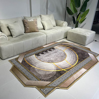 Tapis de luxe nordique pleine surface en fausse fourrure de cachemire pour salon, bureau, table basse, chambre haut de gamme, ameublement doux pour la maison