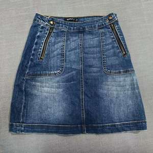 Kadınlar için W007-2 ikinci el karışık boyutu Denim etek karışık malzeme yaz giyim kış için kullanılan - Product Image 3