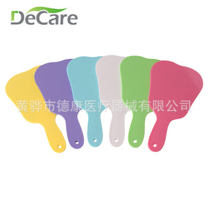 DeCare Dental Handheld <b>Mirror</b> Flat Magnifying Portable Makeup <b>Mirror</b> For Beauty Salon And Dressing Use - Product Image 1