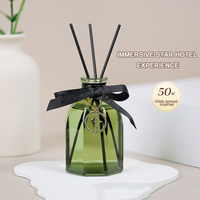 Diffuseur de parfum d'ambiance en verre de 150 ml, huiles essentielles personnalisées de haute qualité, parfum longue durée, diffuseur à bâtonnets