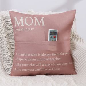 Personalised Grandparent Pillow With Pockets Remote <b>Glasses</b>, Custom Reserved Spot Cushion Gift <b>for</b> Nana Gran Grandad Mum Dad - Product Image 6