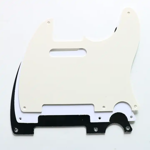 Protector de Golpeador de <span class=keywords><strong>Guitarra</strong></span> TL Vintage de 1 Capa, Negro, 5 Orificios, para <span class=keywords><strong>Guitarra</strong></span> Eléctrica Estándar TL de Fabricación Americana y <span class=keywords><strong>Mexicana</strong></span> - Product Image 2