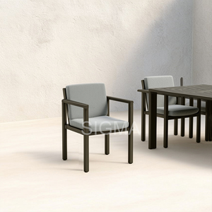 Sofá Modular de Aluminio para Exteriores, Personalizable, Moderno, para Patio de Hotel - Product Image 4