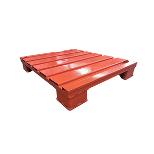 <span class=keywords><strong>Palette</strong></span> métallique empilable à double sens, simple face, grande capacité, fabricant chinois, <span class=keywords><strong>palette</strong></span> en acier robuste - Product Image 1