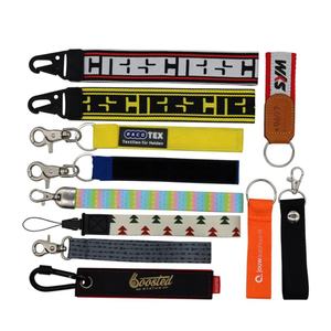 Factory Custom Logo Eagle <b>Hook</b> Olecranon Key Carabiner Hand Wrist Strap Nylon Keychain Holder Short Lanyard - Product Image 2