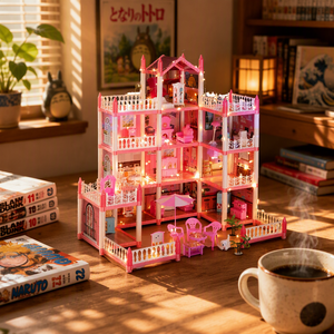 Château de Princesse Lumineux Enchanté : Le Cadeau Idéal DIY pour Filles, la Chambre de Rêve Ultime - Product Image 5