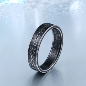 Simple Fashion Men Finger <b>Ring</b> Jewelry Vintage Stainless Steel Gear <b>Ring</b> - Product Image 3