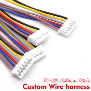 Kabel Harness Kustom XH 6Pin 2.54mm Pitch Multi Warna untuk Modul Sensor Otomasi - Product Image 1
