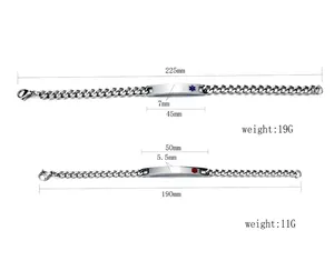Gemstone Bracelet <b>Cross</b> Border Multi Innovative FBA Friendly Anti-tarnish Plating IP Black Finish - Product Image 4