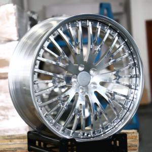 Jantes forgées 2 pièces 19 20 22 24 26 pouces 5x114.3 5x120 à déport profond avec lèvre polie compatibles GTR R35 <span class=keywords><strong>Nissan</strong></span> <span class=keywords><strong>Qashqai</strong></span> J11 370Z Kia K5 - Product Image 2