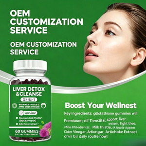 Gummies Détox <span class=keywords><strong>Foie</strong></span> au Chardon-Marie : Nettoyage Sain du <span class=keywords><strong>Foie</strong></span>, Soutien à la Perte de Poids, Naturel, Adultes, Dosage 2 Gummies par Jour - Product Image 4