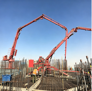 Nuova Attrezzatura per Costruzioni in Calcestruzzo per Edifici Alti: Braccio di Pompaggio HGT51 con Raggio Massimo di Pompaggio di 51m per Costruzioni di Grattacieli - Product Image 2