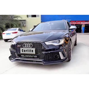Systèmes de carrosserie automobile pour <span class=keywords><strong>Audi</strong></span> <span class=keywords><strong>A6</strong></span> C7 C7.5 2012-2015, mise à niveau du modèle RS6 avec grilles de pare-chocs avant - Product Image 6