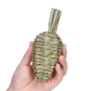 Çoklu Benzersiz Evcil Hayvanlar İçin Çevre Dostu Yenilebilir Bitki Oyuncakları Tavşanlar Şinşillalar Gine Domuzları Çimden Örme Turp Kafes Asma Çiğneme Oyuncağı - Product Image 4