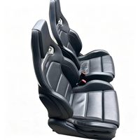 Pièces de voiture d'occasion, siège baquet sport AMG pour Mercedes Benz C63 W205, métal noir, imperméable, avec ventilation, siège de course, paire