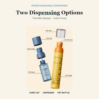 Flacon pulvérisateur cosmétique personnalisé en PET, vaporisateur à fine brume, pompe à lotion, emballage vide pour soins de la peau, 30 ml à 120 ml
