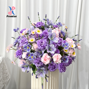 Arreglo Floral Artificial de Alta Simulación, Hecho a Mano, Romántico y de Ensueño, Decoración para Bodas - Product Image 1