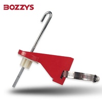 Dispositifs de verrouillage et d'étiquetage de sécurité pour vannes à boisseau sphérique industrielles de petite taille Loto 163*56*186mm Perma-Mount pour vannes de 10mm à 100mm de diamètre, portes et volets