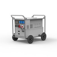 Station d'alimentation portable 12 kW avec onduleur triphasé à onde sinusoïdale pure 380 V et charge rapide