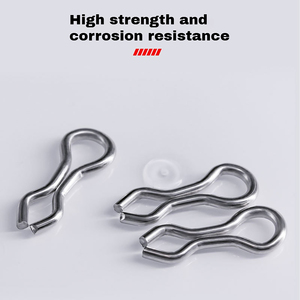 Anneaux de fixation en laiton pour plombs de pêche, œillets en acier inoxydable pour moules de plombs de pêche, formes de fil pour montage DIY pour la fabrication de plombs de pêche - Product Image 4