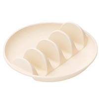 Supports à tacos en silicone Yuye, compatibles micro-ondes et lave-vaisselle, colorés, avec 4 emplacements pour coquilles, pour les dîners en famille et pour les enfants