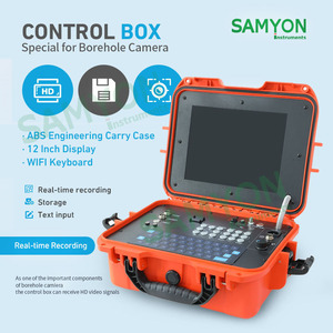 Treuil électrique automatique avec caméra de forage rotative à 360 degrés, double <span class=keywords><strong>sonde</strong></span> de 73 mm, inspection de puits de 300 m - Product Image 6