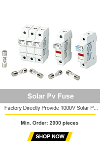 Fusible photovoltaïque solaire miniature DC1000V, connecteur rapide, <span class=keywords><strong>2A</strong></span>-32A, type rail, faible capacité de coupure, matériau céramique, fusibles de produit - Product Image 2