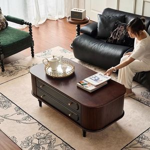 Estilo francés precio al por mayor personalizado hogar Simple barato Vintage mesa <span class=keywords><strong>de</strong></span> <span class=keywords><strong>centro</strong></span> para té ovalada mesa <span class=keywords><strong>de</strong></span> <span class=keywords><strong>centro</strong></span> <span class=keywords><strong>de</strong></span> madera <span class=keywords><strong>de</strong></span> lujo para sala <span class=keywords><strong>de</strong></span> estar - Product Image 2