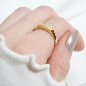 Nisex-Anillo de sello ovalado con caligrafía rabica, joyería personalizada y al por mayor - Product Image 5